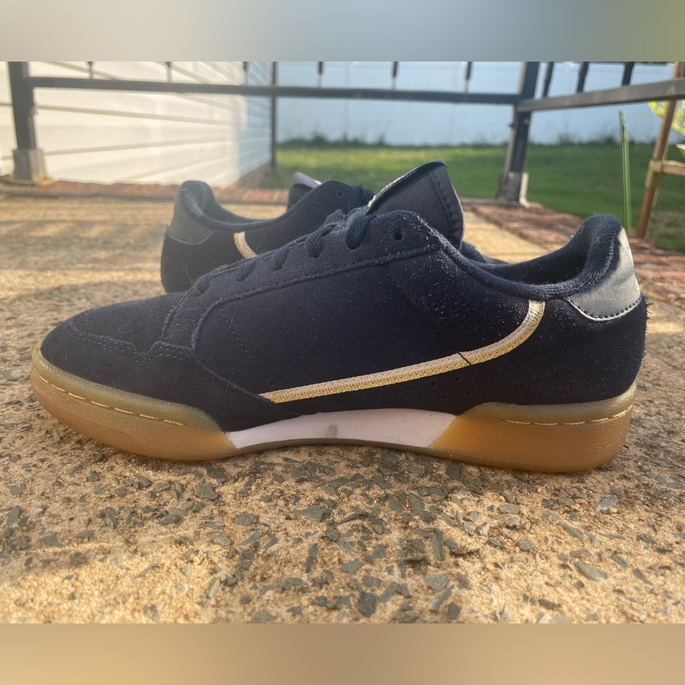 Women’s Adidas Navy Blue Continental 80 Suede Sneakers - Picture 5 of 10